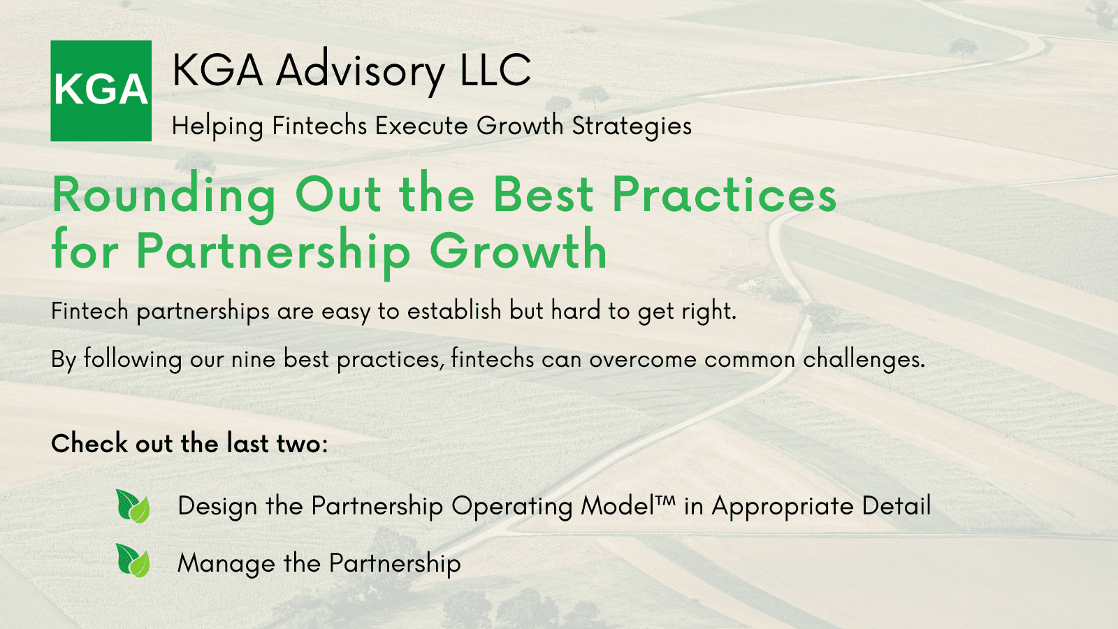 Best Practices for Partnership Growth